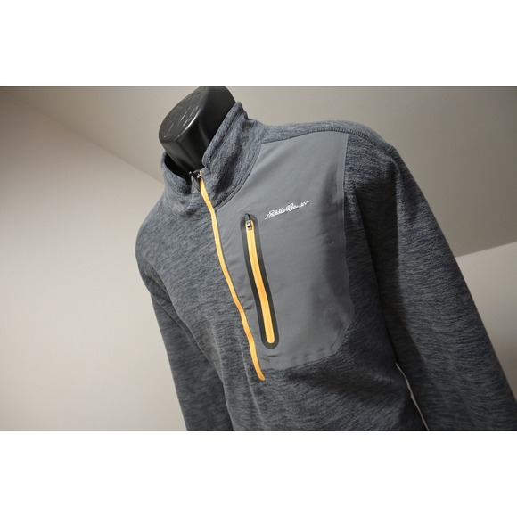 Eddie Bauer Other - Eddie Bauer 1/4 Zip Fleece Sweater Pullover Mens XXL‎ Gray Performance Camp Hike